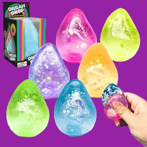 Dream Drop Glitter Squishy - Assorted