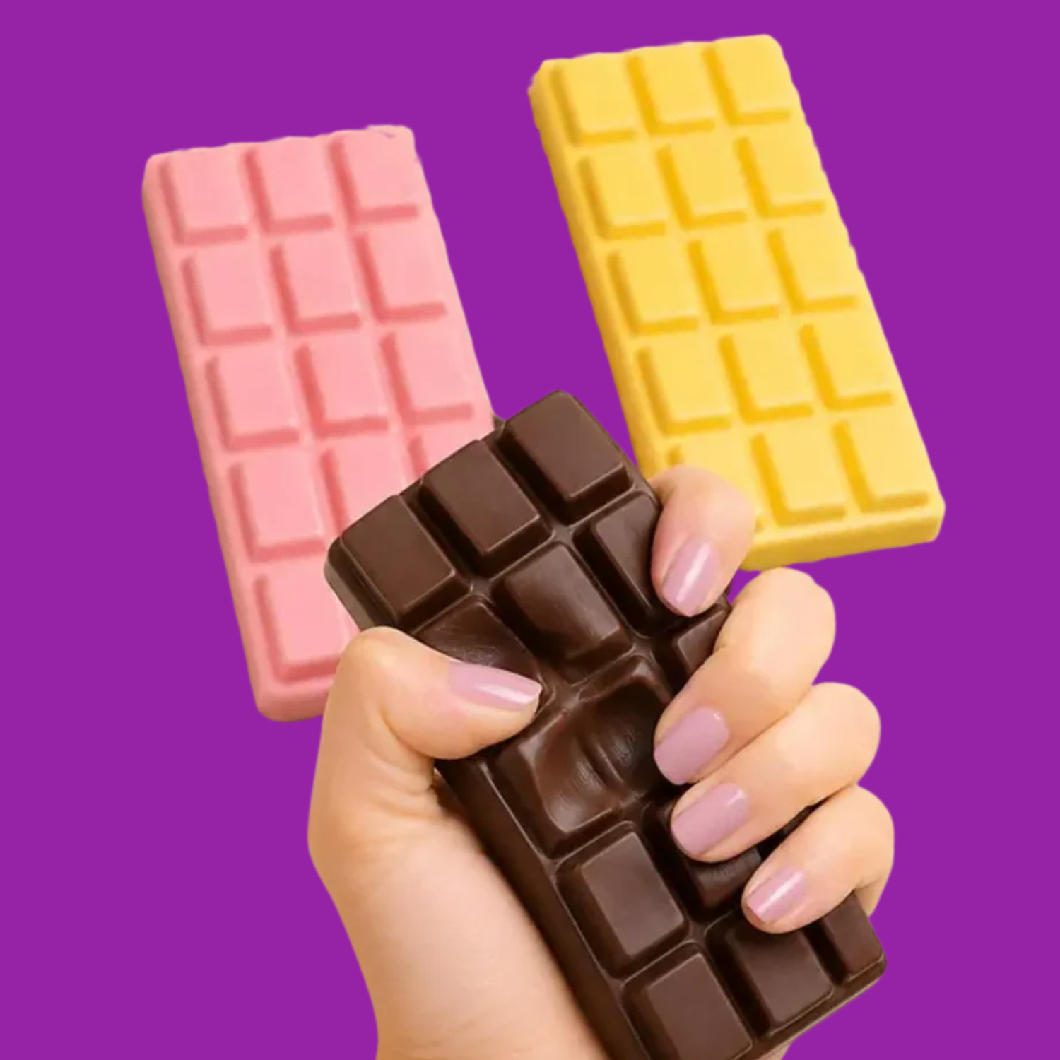 Block O' Choc Chocolate Squishy Block - Assorted