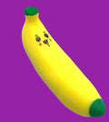 Squishy Banana with Face