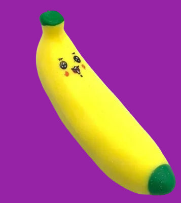 Squishy Banana with Face